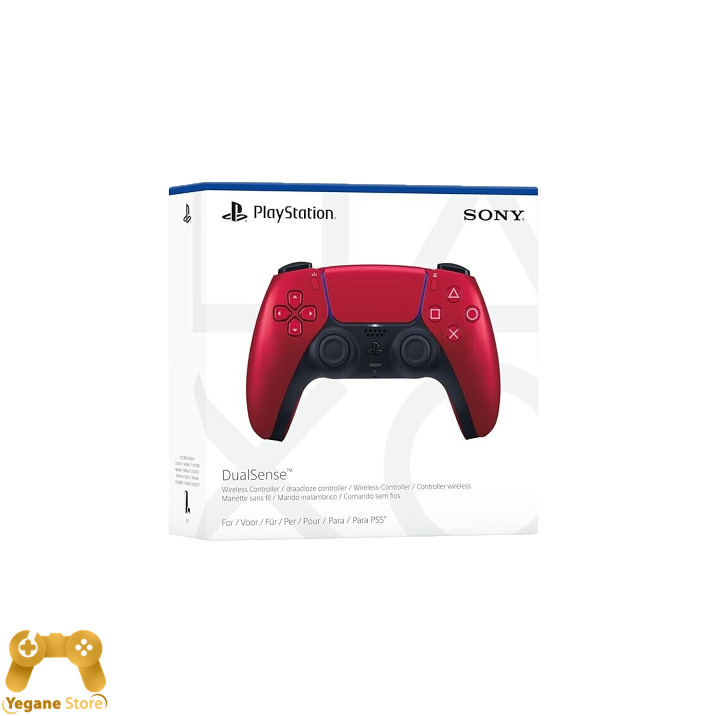 خرید دوال سنس جدید PS5 قرمز متالیک - Volcanic Red