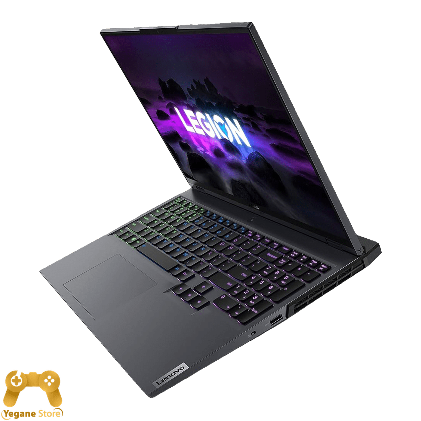 لپ تاپ 16 اینچی لنووLegion5 pro : i9 / 16G DDR5 / 512ssd / 6(RTX3060)  / STORM GREY