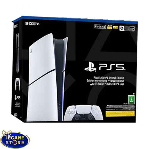 خرید کنسول پلی استیشن 5 اسلیم دیجیتال 825 گیگابایت – سفارش اروپا کد 2116 | قیمت PlayStation 5 Slim Digital