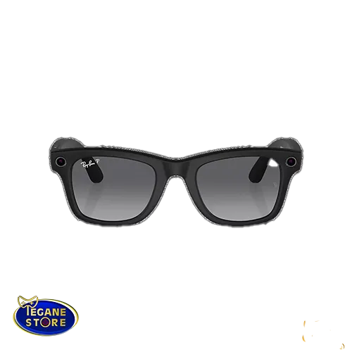 خرید Ray-Ban Meta Wayfarer مات مشکی و عدسی‌های پلاریزه شده خاکستری