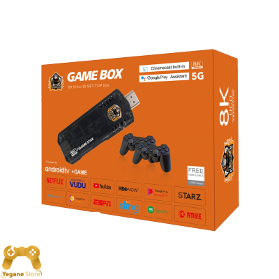 خرید کنسول بازی + اندروید باکس مدل Game Box 8K Ultra HD ظرفیت 64 گیگ